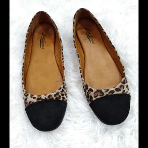 Lucky Brand Animal Print Ballet Flats Size 7